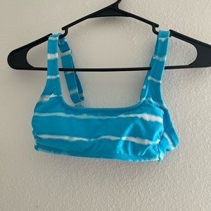 Blue Bikini Top